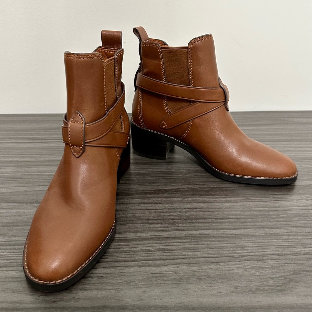 Coach Chelsea Leather Boot